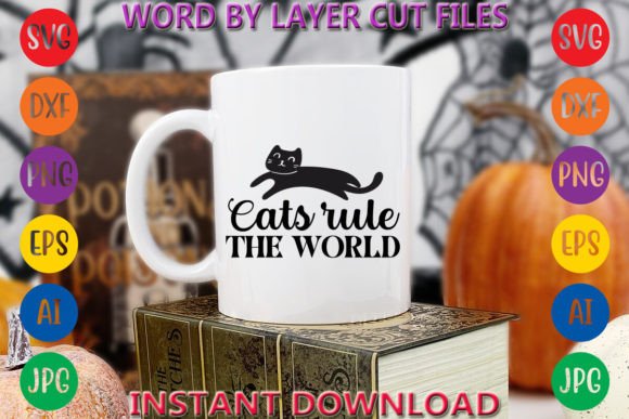Cats Rule the World Graphics Freebies Review