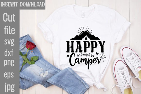 Happy Camper SVG Cut File: A Designer's Review