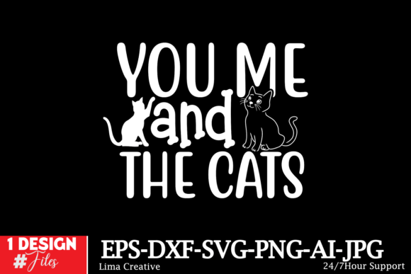 You Me and the Cats SVG Cut File: Graphics & Freebies Review